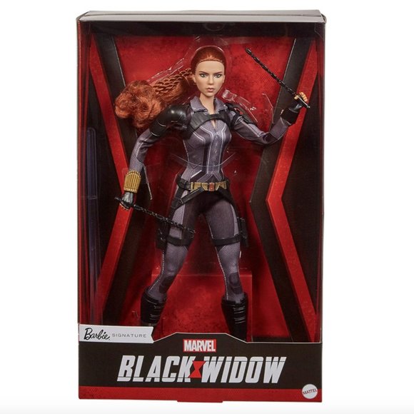 Barbie Marvel/'s Black Widow Doll 11.5 in AMAZON EXCLUSIVE FREE SHIPPING IN HAND